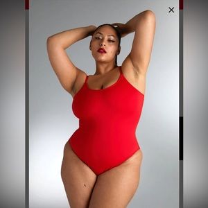NEW TA3 Lacey Red Medium Swimsuit One Piece